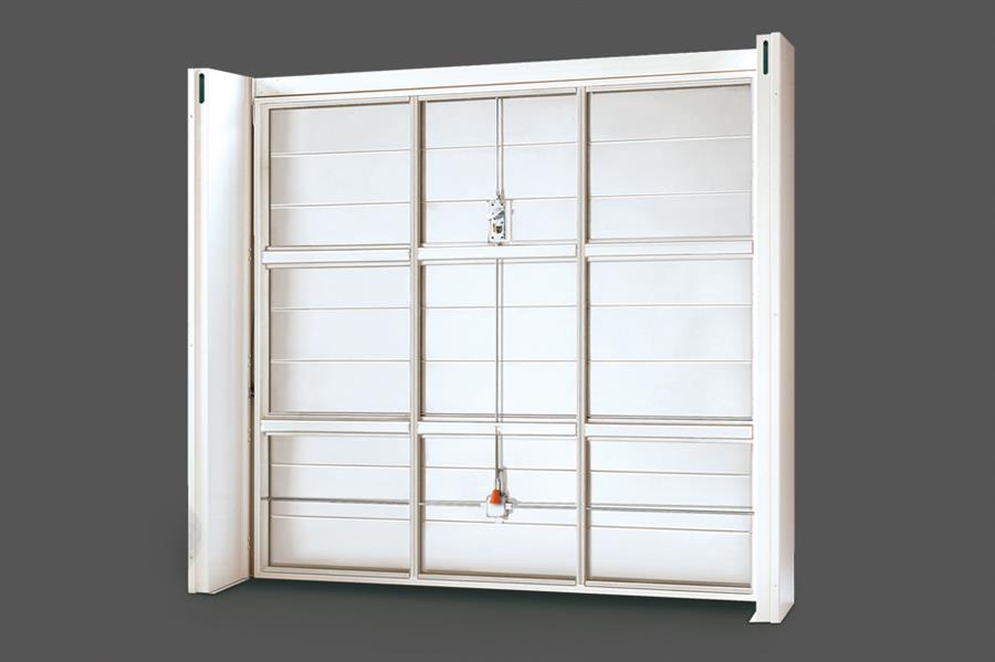 Central version, for overhead door without pedestrian door